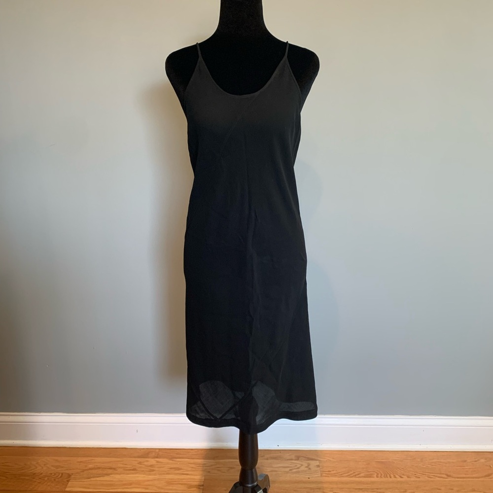 Jil Sander Black Midi Dress